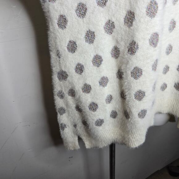 MODCLOTH Metallic Rainbow Polka Dot Pullover Sweater Size 3X - Picture 14 of 16
